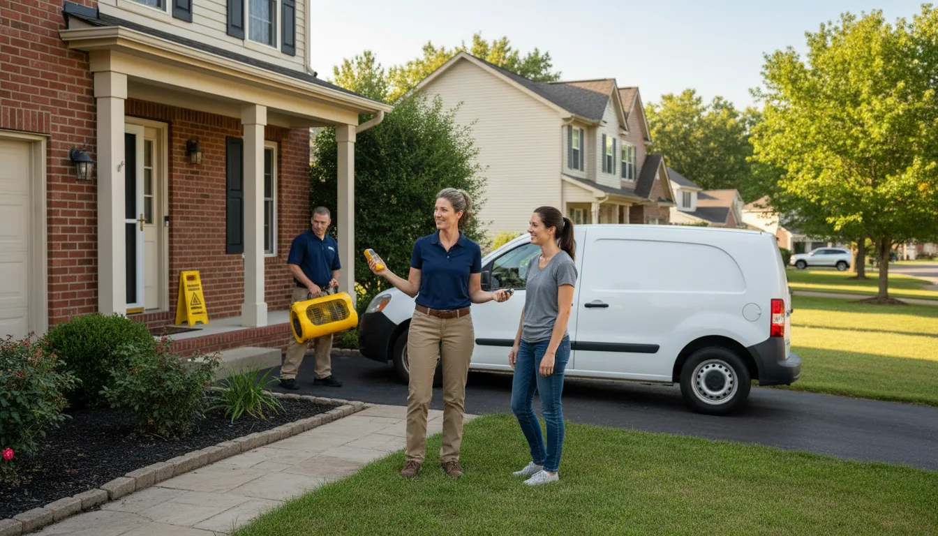 Water restoration image for Mold Remediation in Bluff City, TN
